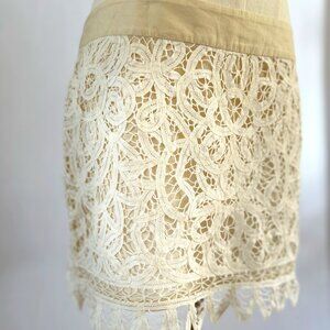 Bird by Juicy Couture lace mini skirt, size Small